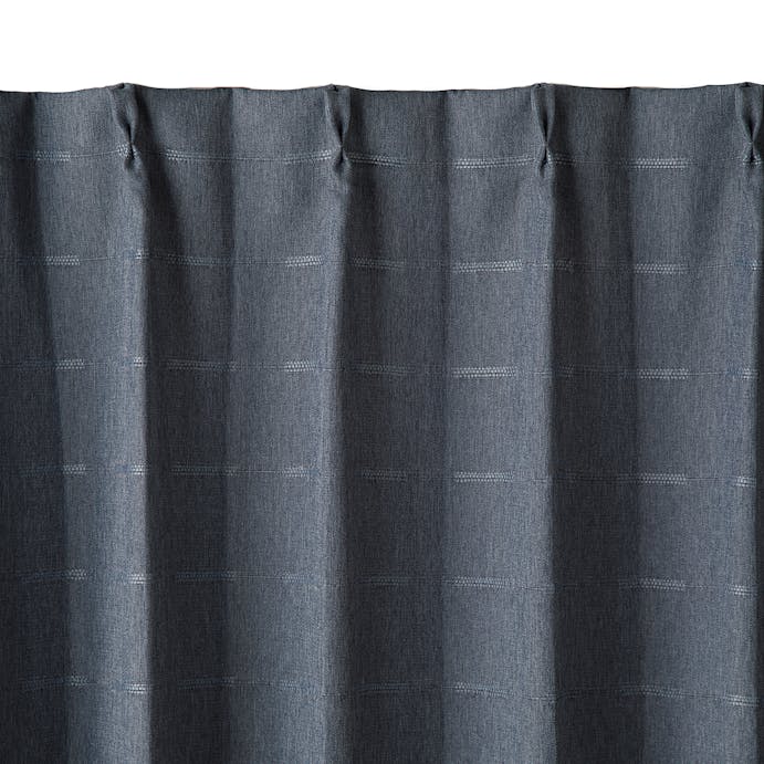 遮光遮熱 アイン ネイビー 100×230cm 4枚組セットカーテン