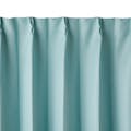汚れがつきにくい エデル ブルー 100×210cm 4枚組セットカーテン