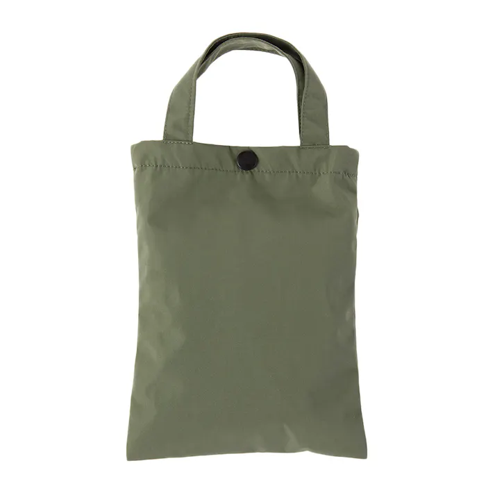 【送料無料】ポケッタブルレインコート カーキ Lサイズ ペット服(犬の服)