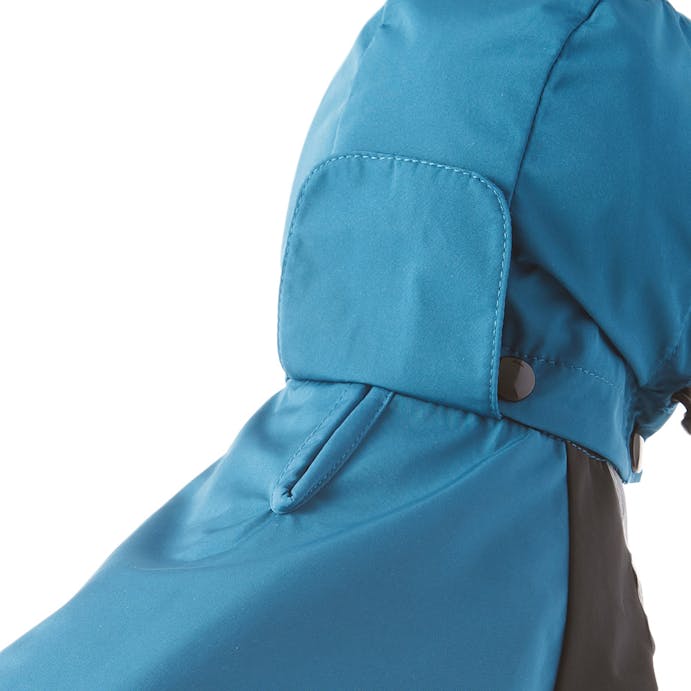 【送料無料】ポケッタブルレインコート ブルー SDサイズ ペット服(犬の服)