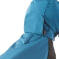 【送料無料】ポケッタブルレインコート ブルー MDサイズ ペット服(犬の服)