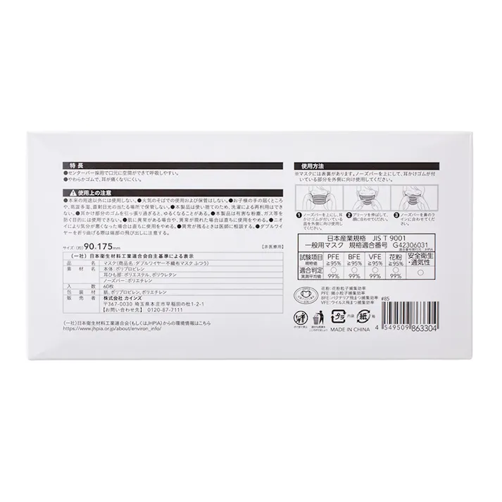 ダブルワイヤーマスク 60枚