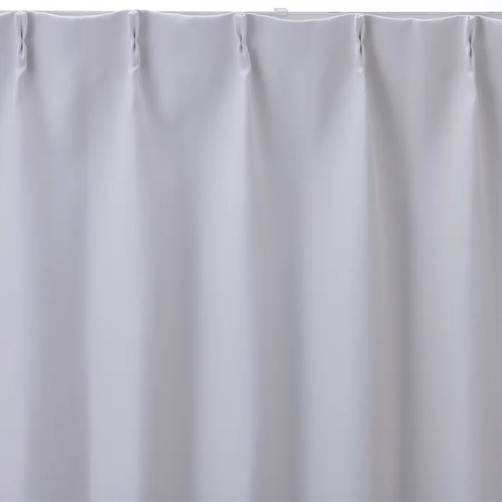 防汚・遮光カーテン マット ホワイト 100×178cm 2枚組