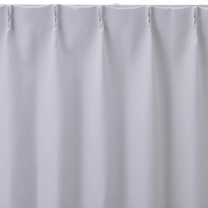 防汚・遮光カーテン マット ホワイト 100×185cm 2枚組