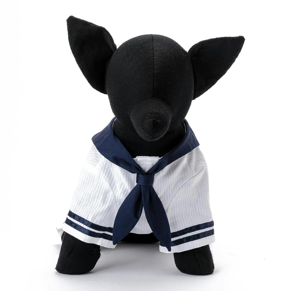 送料無料】わんぐるみん ズボン付きセーラー Lサイズ ペット服(犬の服 