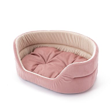 【2022秋冬】丸型ベッド ピンク Mサイズ
