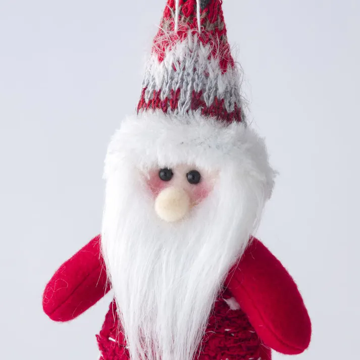 カインズ オーナメント人形 サンタ レッド