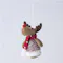 カインズ オーナメント人形 トナカイ レッド