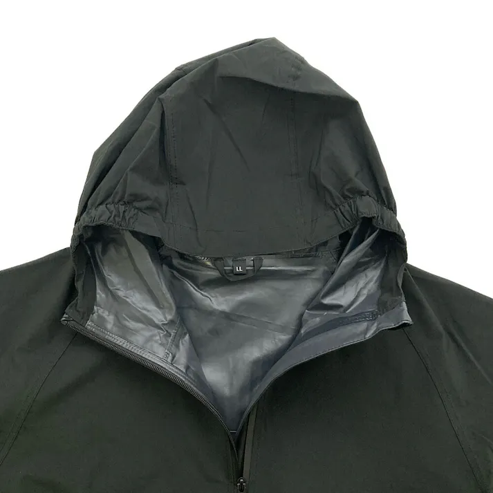 半袖にできるレインジャケット LL ブラック