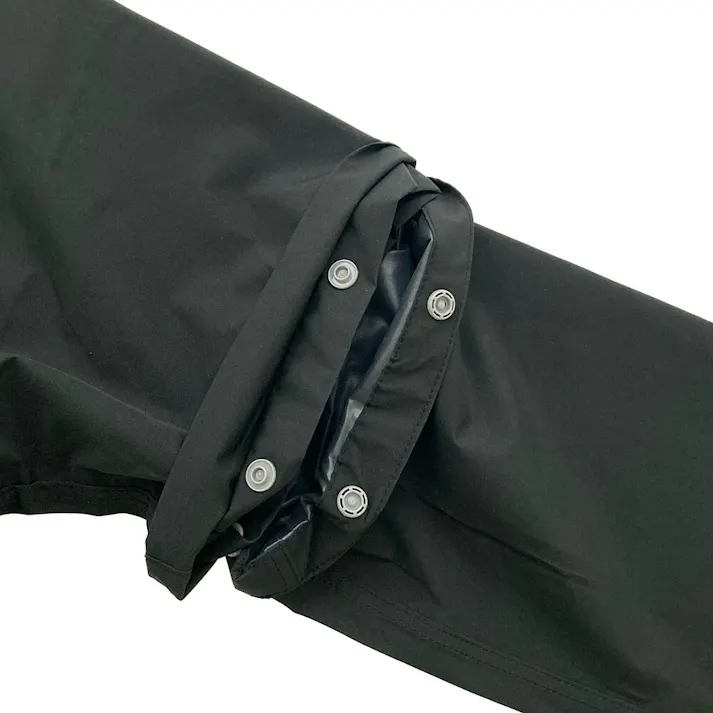 半袖にできるレインジャケット 3L ブラック