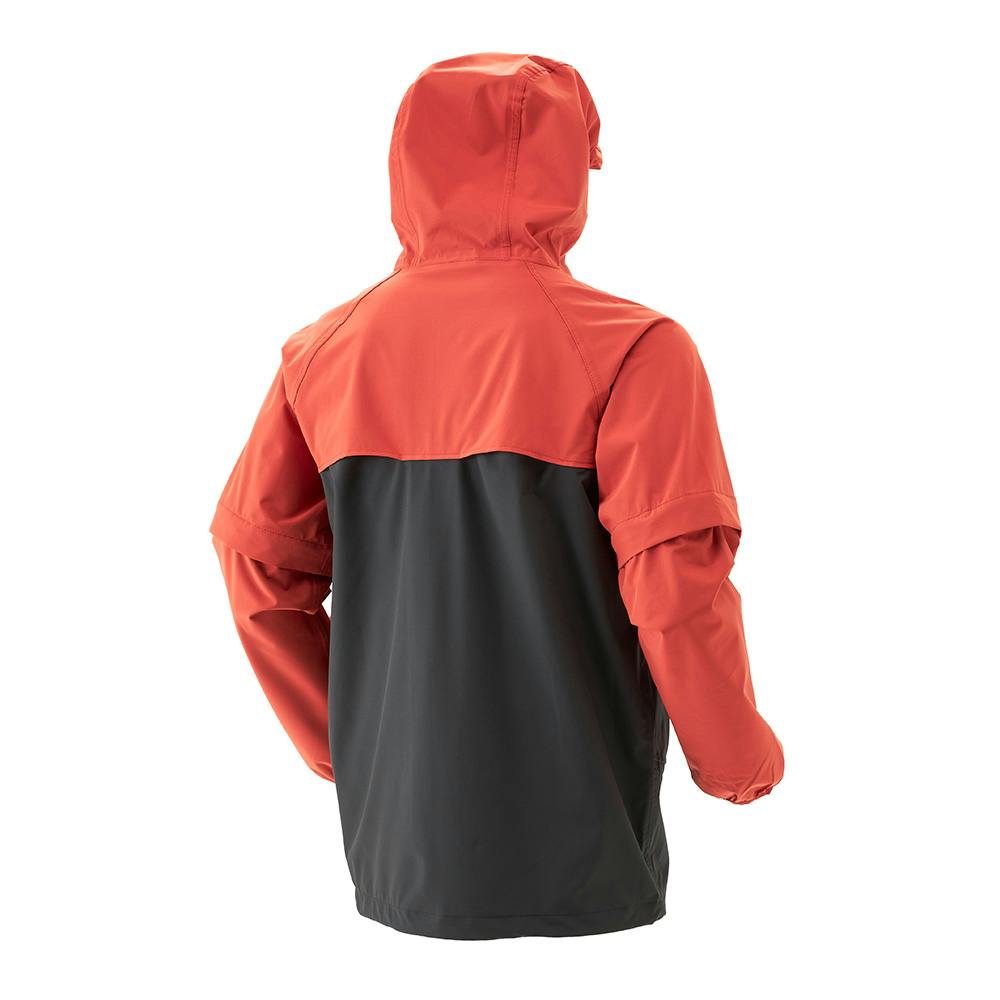 半袖にできるレインジャケット L レッド | 作業着・作業服・安全靴