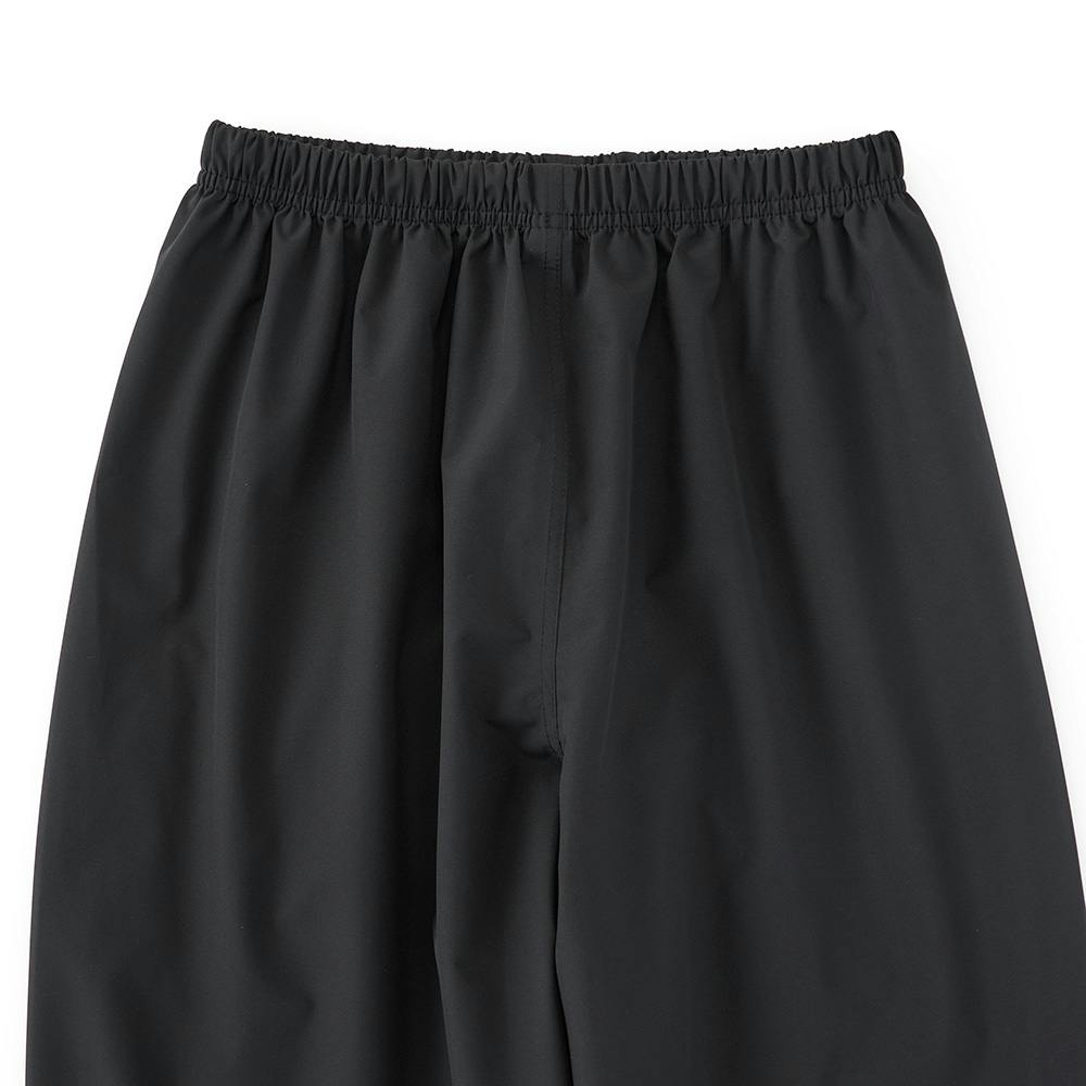 裾調整ができるレインパンツ L ブラック | 作業着・作業服・安全靴