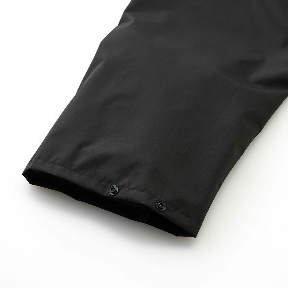 裾調整ができるレインパンツ L ブラック | 作業着・作業服・安全靴