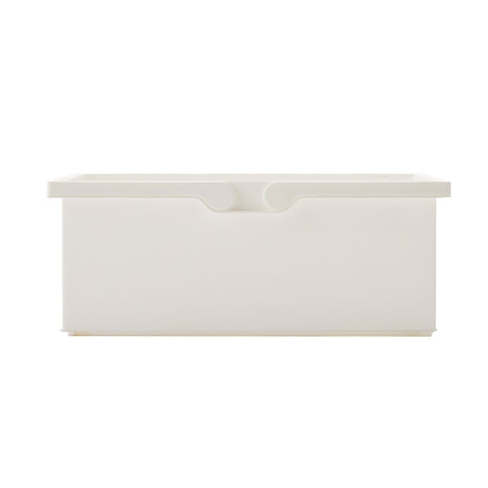 storagebox ハンドル付きコンテナ ホワイト 42×28×16.3cm