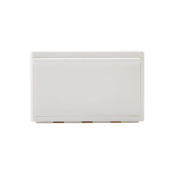 組み合わせて使えるブロック式チェスト ホワイト 34×45×21.5cm