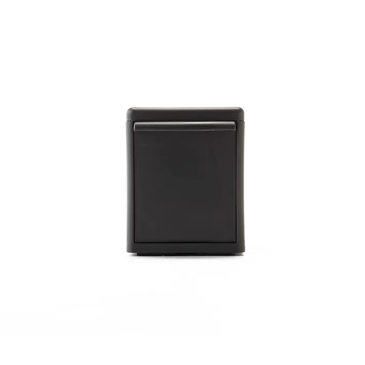 組み合わせて使えるブロック式チェスト ダークグレー 17×45×21.5cm