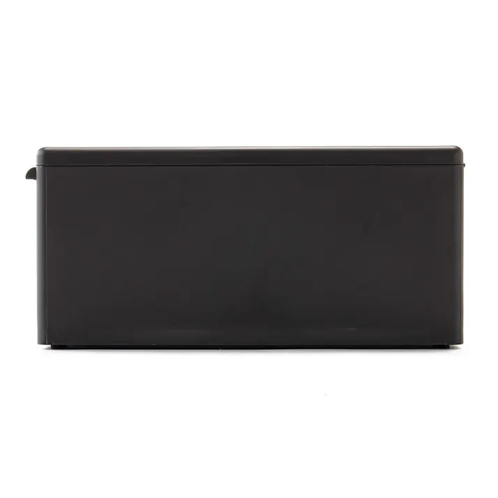 組み合わせて使えるブロック式チェスト ダークグレー 17×45×21.5cm