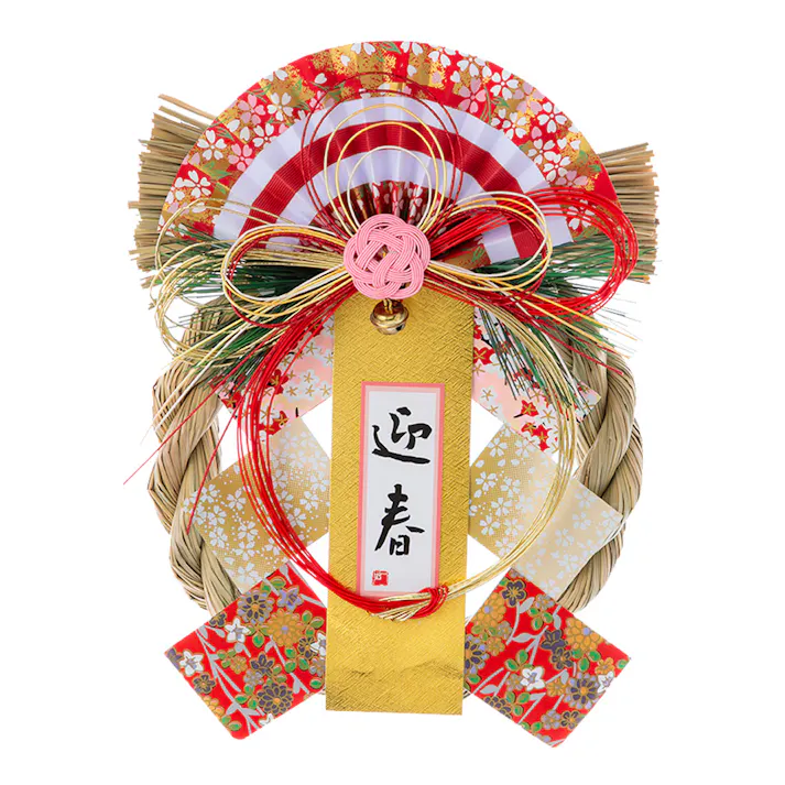 カインズ お正月リース 19cm 桃飾り