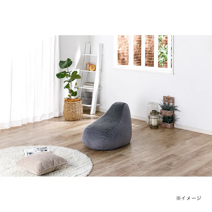 ソファクッション専用カバー S ダークグレー※カバーのみ