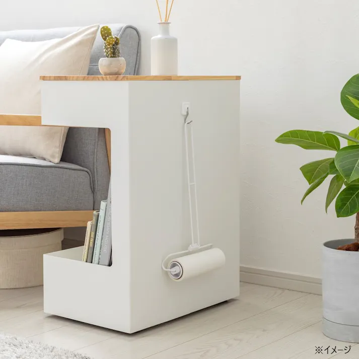 ワイヤーフレームカーペットクリーナー ロング ホワイト