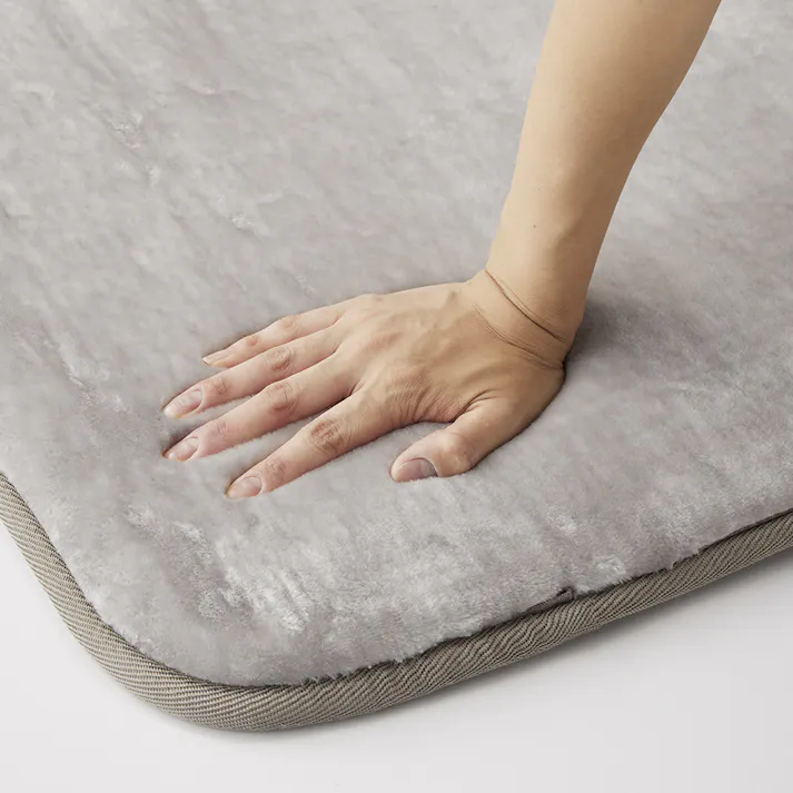 低反発ミニラグ M-fwaat グレー 80×180cm