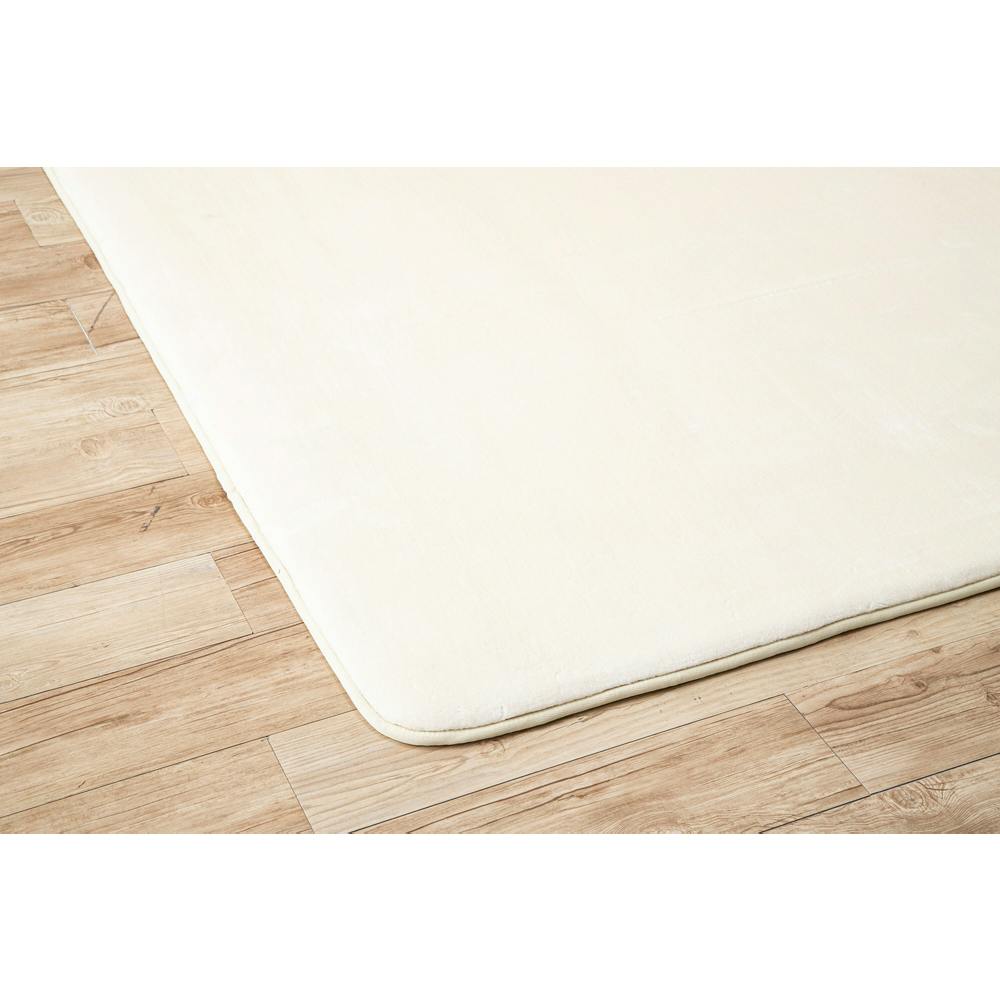 低反発ミニラグ M-fwaat ホワイト 80×180cm | ラグ・カーペット