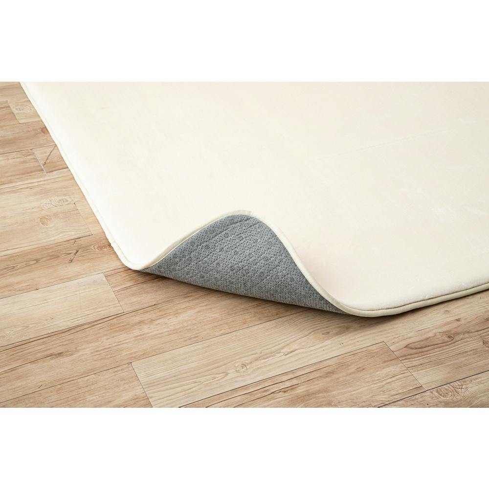 低反発ミニラグ M-fwaat ホワイト 80×180cm | ラグ・カーペット