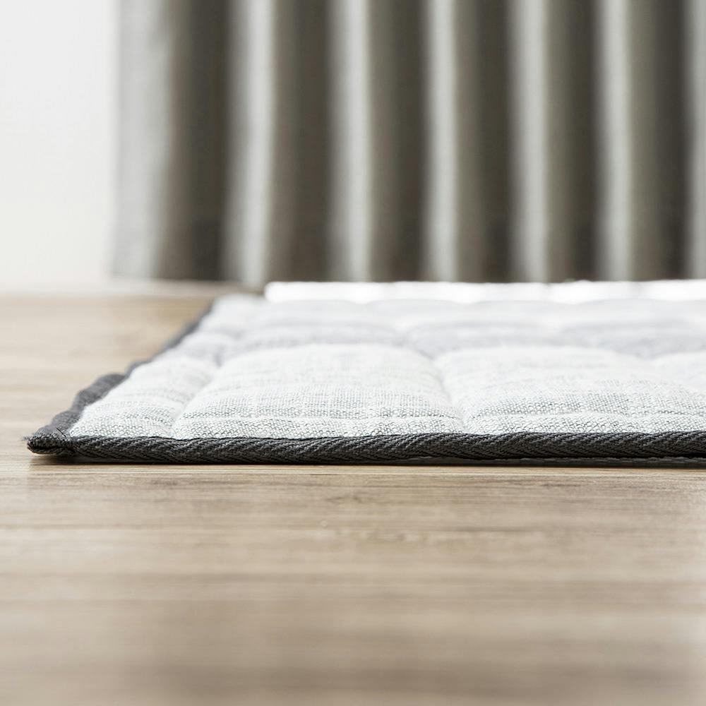 キルトラグ アイン グレー 185×185cm (販売終了) | ラグ・カーペット