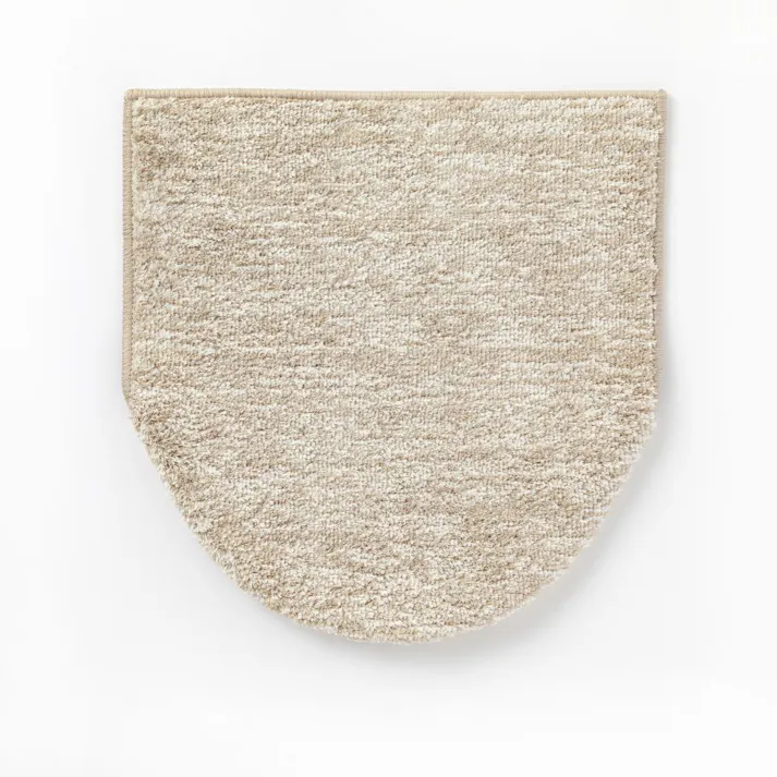 形状を選ばず取付けられるトイレフタカバー アイボリー