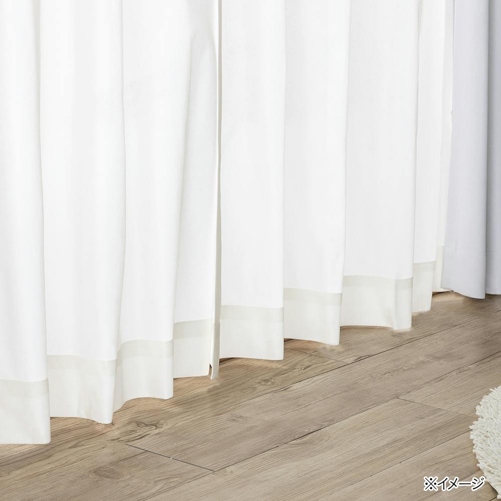 防炎・遮熱・ミラー エコフレイム 100×218cm 2枚組 レースカーテン