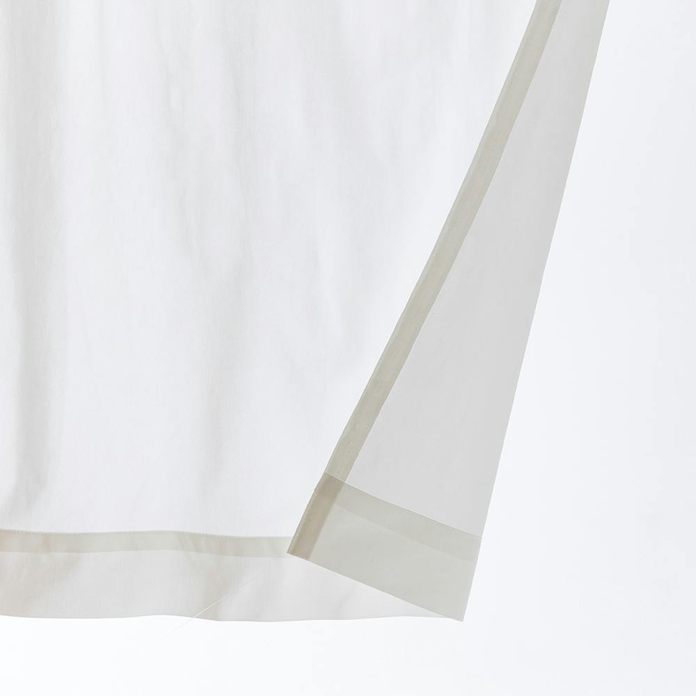 かーテン 裏地付きカーテン バーチ ホワイト 100×200cm 2枚組 | カーテン