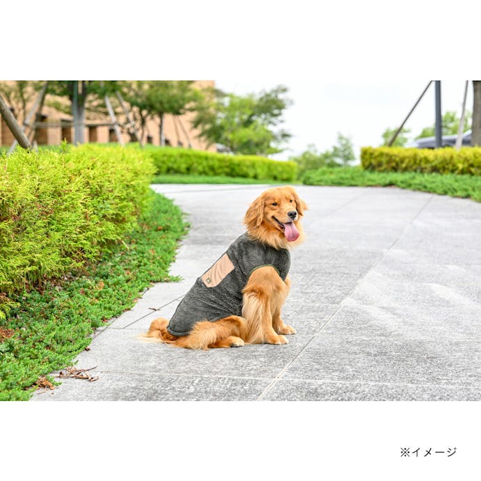 シャギーボアトップス カーキ 5Lサイズ ペット服(犬の服)(販売終了)