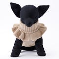 オリーブデオリーブニットリボンワンピ SSサイズ ペット服(犬の服)(販売終了)