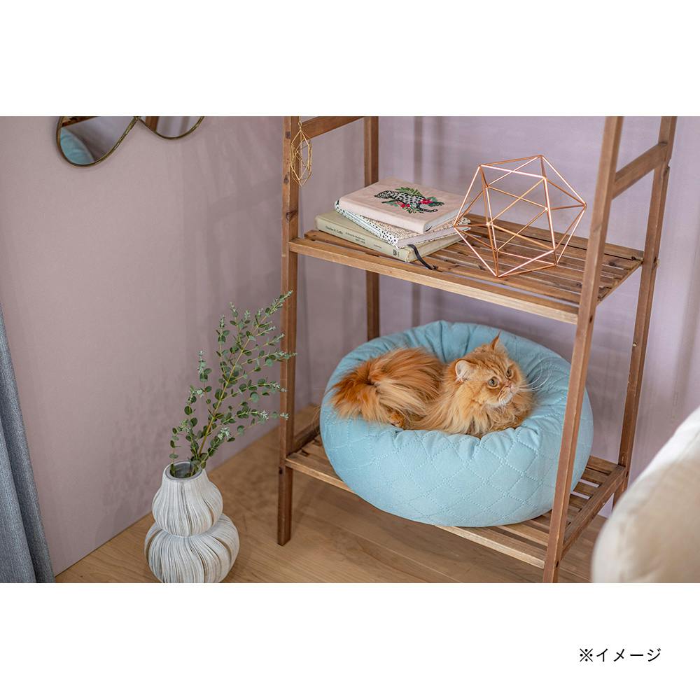 ひんやり猫まるまるベッド グリーン(販売終了) | ペット用品（犬