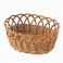 レンジで使えるバスケット オーバル S ブラウン