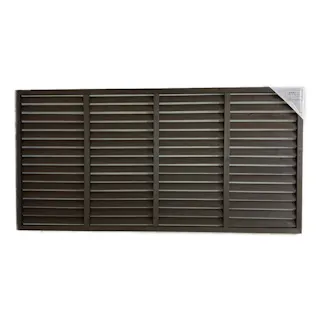 カインズ 二重塗横ルーバーラティスフェンス 90×180cm【SU】