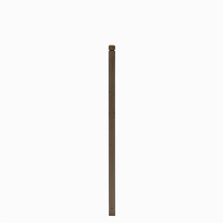 カインズ 二重塗木製ラティスポスト ダークブラウン 6×6×150cm