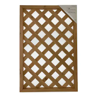 カインズ 木製ラティスフェンス ブラウン 60×90cm