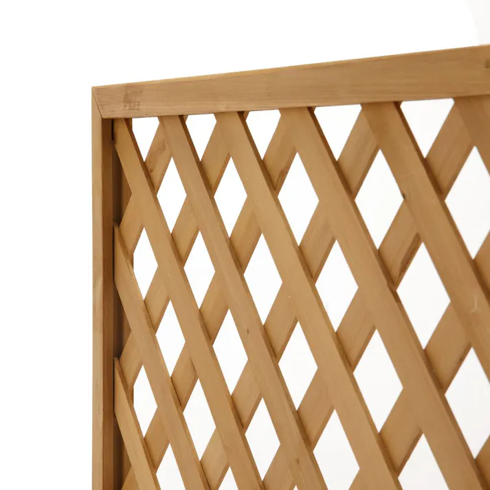 カインズ 木製ラティスフェンス ブラウン 90×90cm