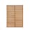 木製ルーバーラティスフェンス ブラウン 90×120cm