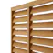 カインズ 木製ルーバーラティスフェンス ブラウン 90×180cm【SU】