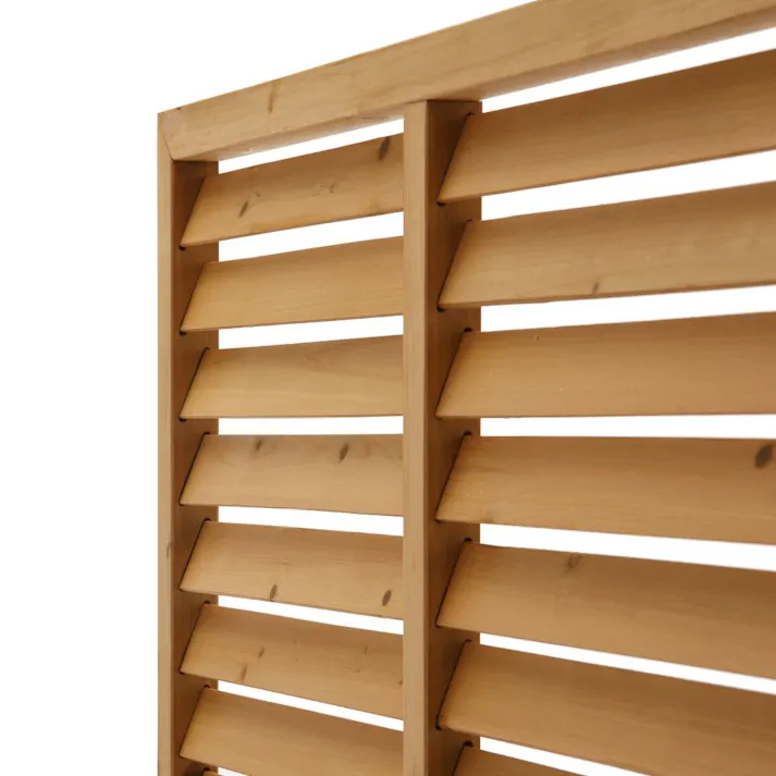 カインズ 木製ルーバーラティスフェンス ブラウン 90×180cm【SU】