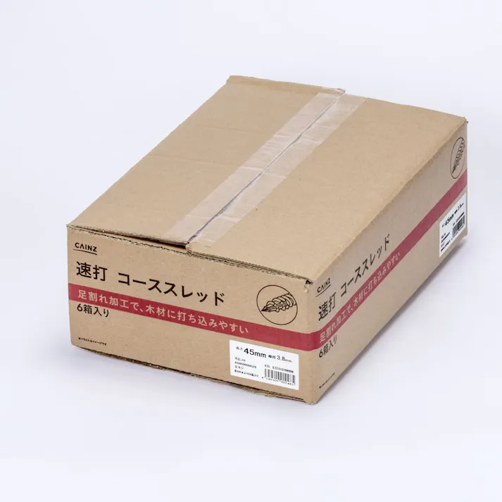 【ケース販売】カインズ 速打 コーススレッド 3.8mm×45mm 6箱入り