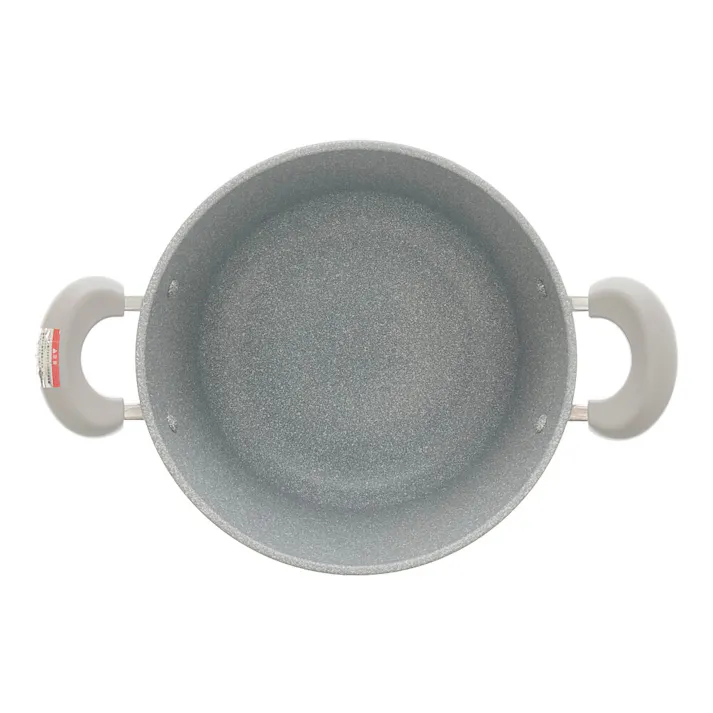 ストーンマーブル半寸胴鍋 22cm