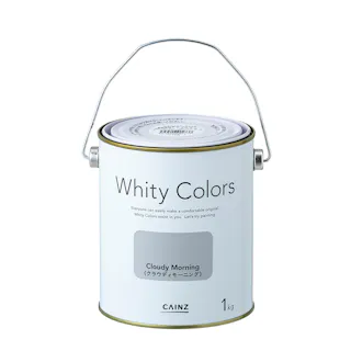 カインズ 室内用塗料 ホワイティカラーズ クラウディモーニング 1kg