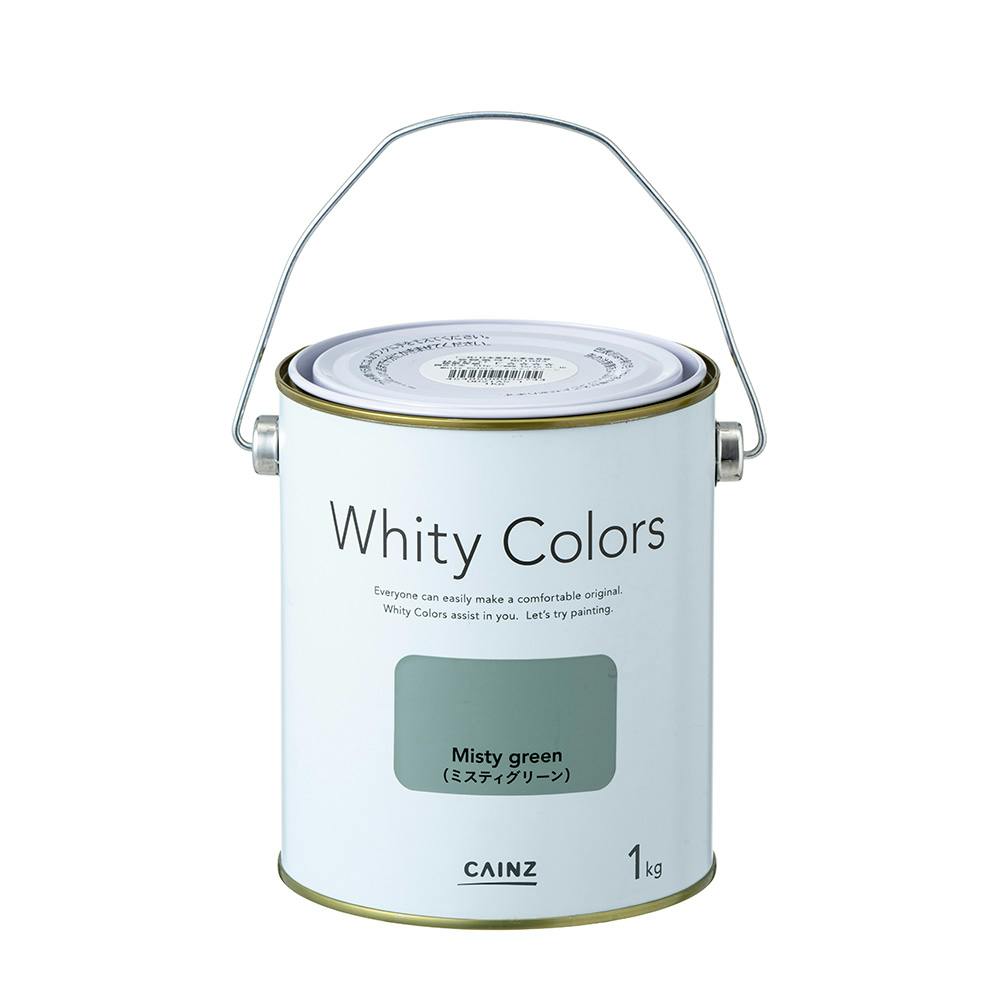 カインズ 室内用塗料 ホワイティカラーズ ミスティグリーン 1kg | 塗料