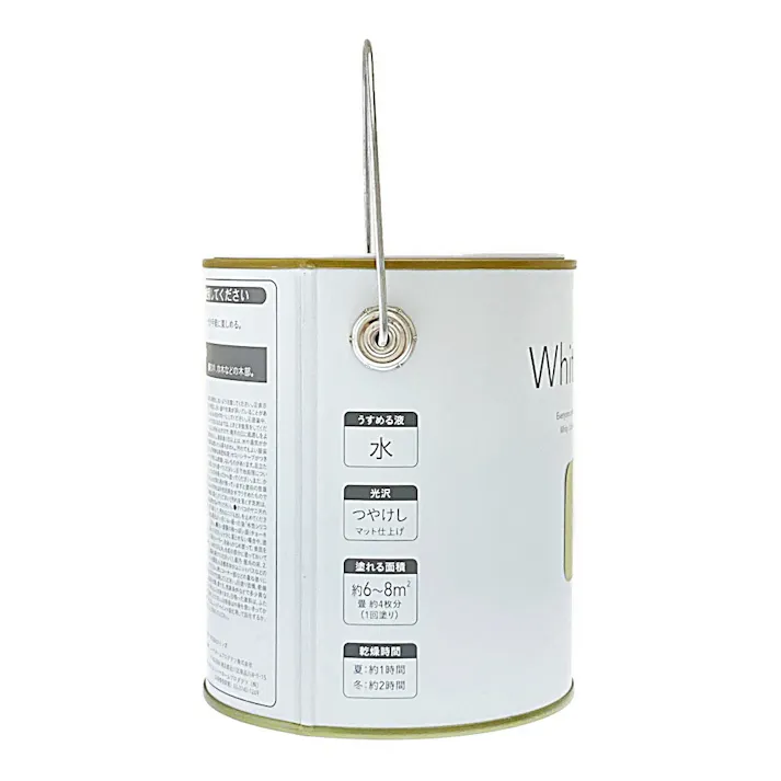 カインズ 室内用塗料 ホワイティカラーズ グリーンティ 1kg