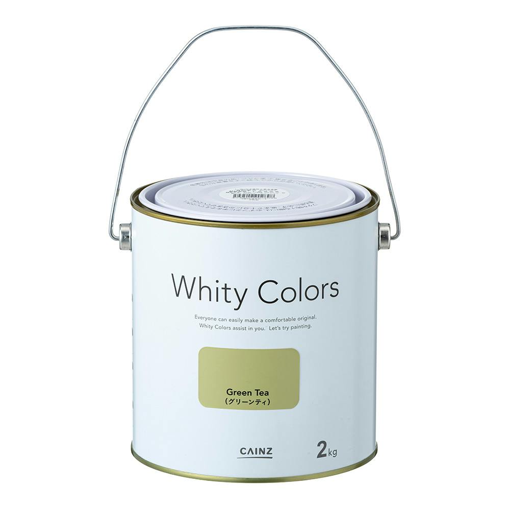 カインズ 室内用塗料 ホワイティカラーズ グリーンティ 2kg | 塗料（ペンキ）・塗装用品 | ホームセンター通販【カインズ】