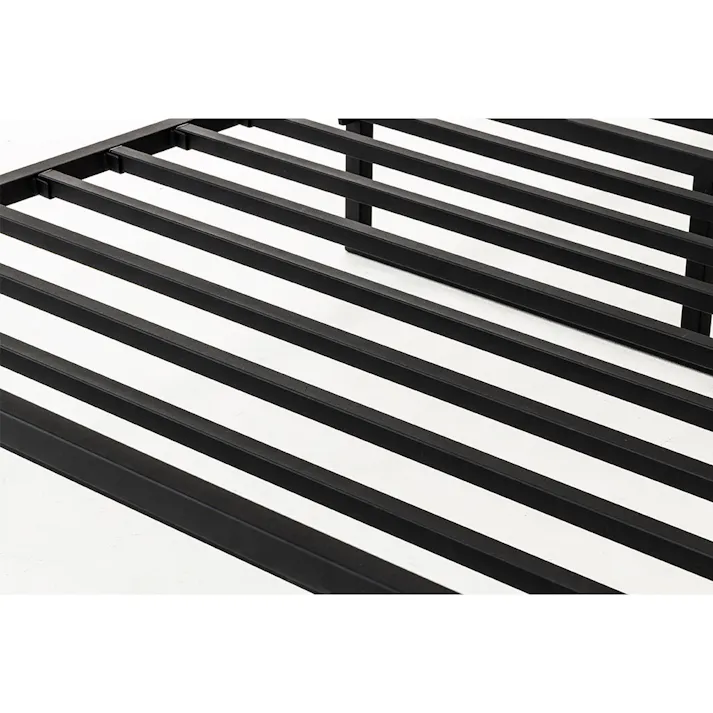 スチールベッドフレーム ブラック 100×200cm