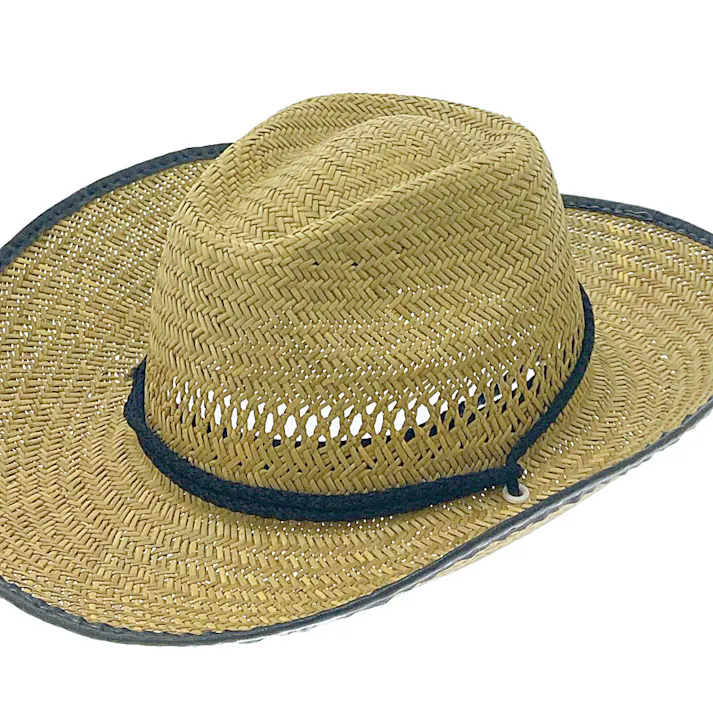 カインズ 紳士イ草帽子 約37cm ブラック